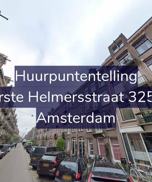Foto gevel Huurpuntentelling voor Eerste Helmersstraat 325-3, Amsterdam