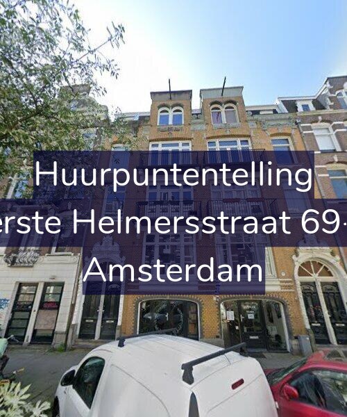 Foto gevel Huurpuntentelling voor Eerste Helmersstraat 69-H, Amsterdam