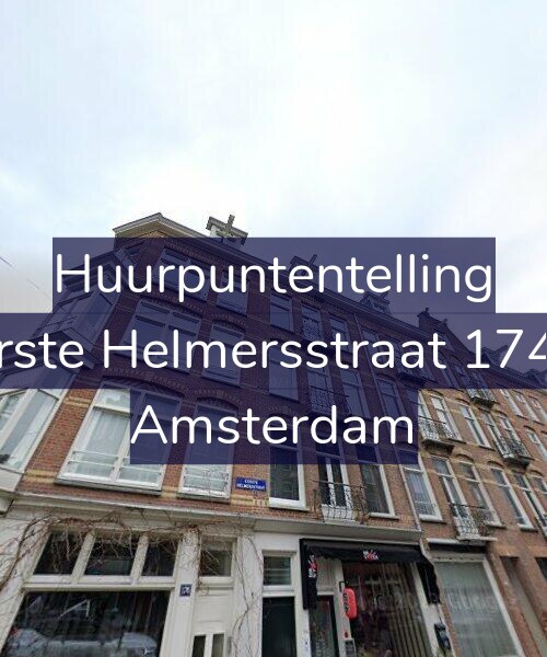 Foto gevel Huurpuntentelling voor Eerste Helmersstraat 174-3, Amsterdam