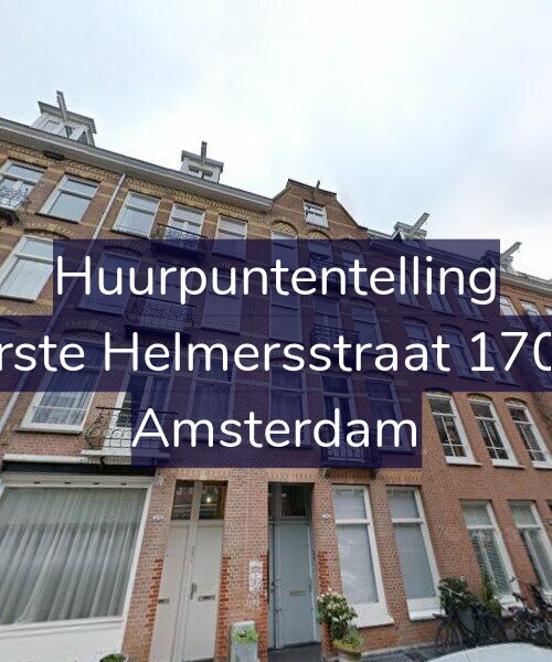 Foto gevel Huurpuntentelling voor Eerste Helmersstraat 170-3, Amsterdam
