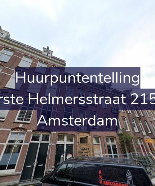 Foto gevel Huurpuntentelling voor Eerste Helmersstraat 215-C, Amsterdam