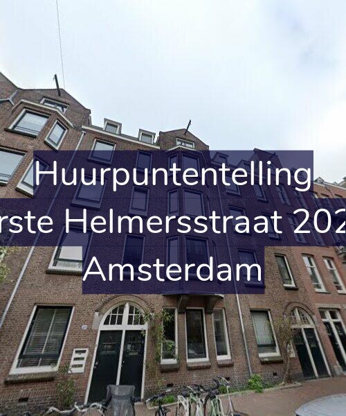 Foto gevel Huurpuntentelling voor Eerste Helmersstraat 202-1, Amsterdam
