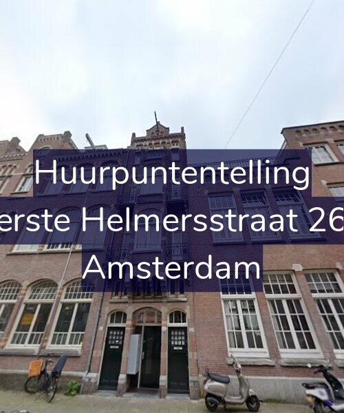 Foto gevel Huurpuntentelling voor Eerste Helmersstraat 269, Amsterdam