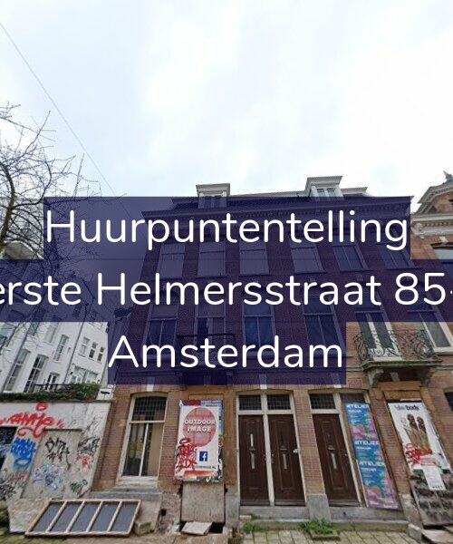 Foto gevel Huurpuntentelling voor Eerste Helmersstraat 85-C, Amsterdam