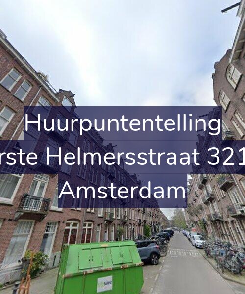 Foto gevel Huurpuntentelling voor Eerste Helmersstraat 321-1, Amsterdam