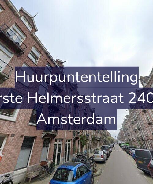 Foto gevel Huurpuntentelling voor Eerste Helmersstraat 240-H, Amsterdam
