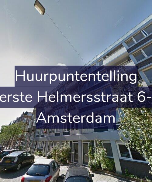 Foto gevel Huurpuntentelling voor Eerste Helmersstraat 6-P, Amsterdam