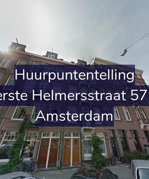 Foto gevel Huurpuntentelling voor Eerste Helmersstraat 57-4, Amsterdam