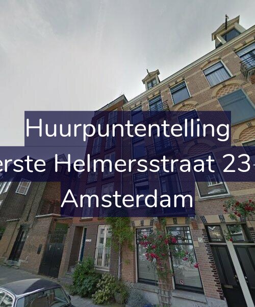 Foto gevel Huurpuntentelling voor Eerste Helmersstraat 23-C, Amsterdam