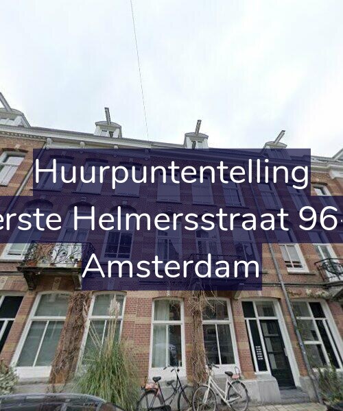 Foto gevel Huurpuntentelling voor Eerste Helmersstraat 96-C, Amsterdam