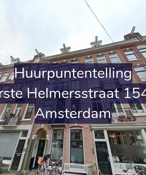 Foto gevel Huurpuntentelling voor Eerste Helmersstraat 154-2, Amsterdam