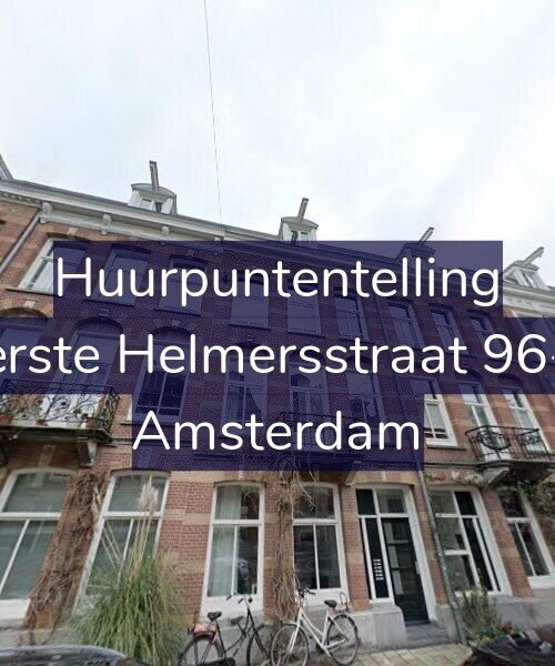 Foto gevel Huurpuntentelling voor Eerste Helmersstraat 96-B, Amsterdam