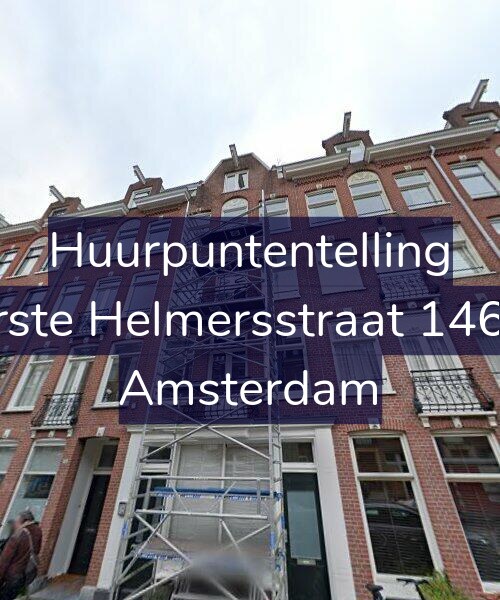 Foto gevel Huurpuntentelling voor Eerste Helmersstraat 146-H, Amsterdam