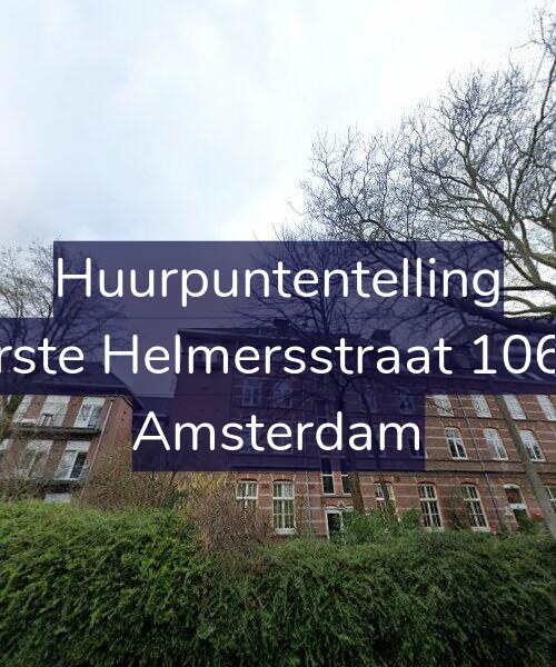 Foto gevel Huurpuntentelling voor Eerste Helmersstraat 106-K, Amsterdam