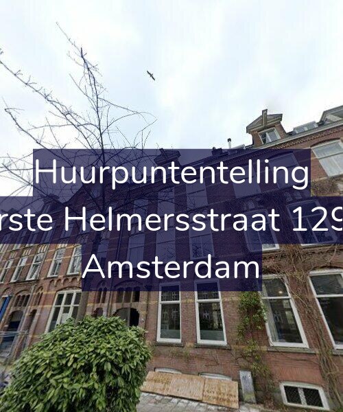 Foto gevel Huurpuntentelling voor Eerste Helmersstraat 129-1, Amsterdam