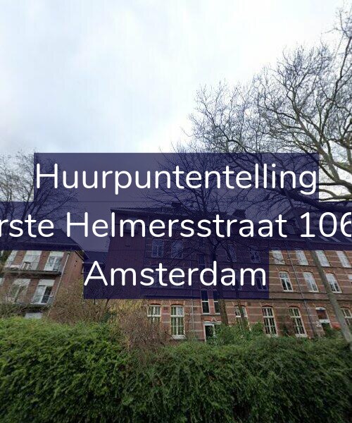 Foto gevel Huurpuntentelling voor Eerste Helmersstraat 106-E, Amsterdam
