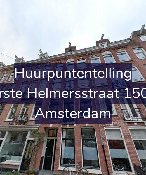 Foto gevel Huurpuntentelling voor Eerste Helmersstraat 150-3, Amsterdam