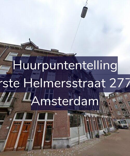 Foto gevel Huurpuntentelling voor Eerste Helmersstraat 277-C, Amsterdam