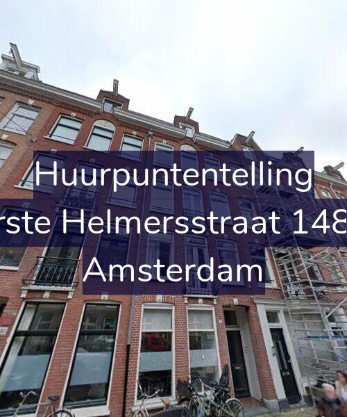 Foto gevel Huurpuntentelling voor Eerste Helmersstraat 148-H, Amsterdam