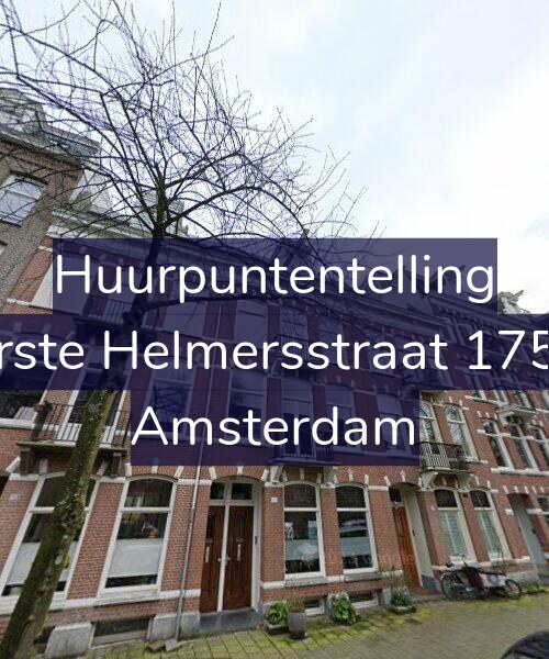 Foto gevel Huurpuntentelling voor Eerste Helmersstraat 175-2, Amsterdam