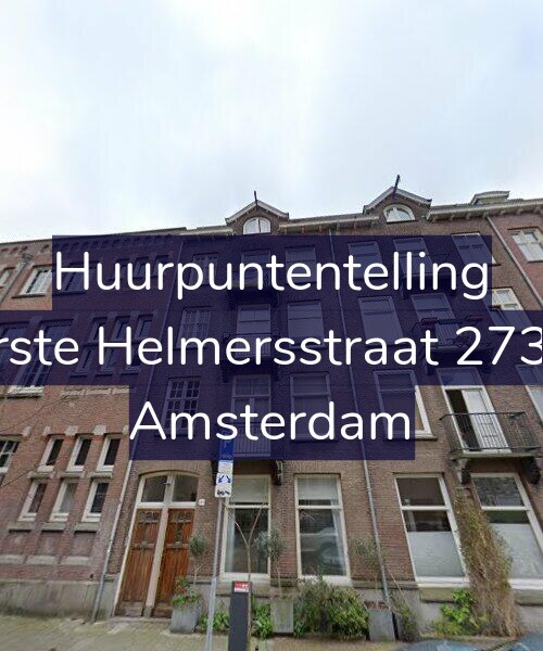 Foto gevel Huurpuntentelling voor Eerste Helmersstraat 273-H, Amsterdam
