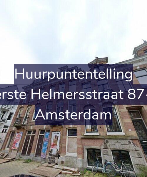 Foto gevel Huurpuntentelling voor Eerste Helmersstraat 87-A, Amsterdam