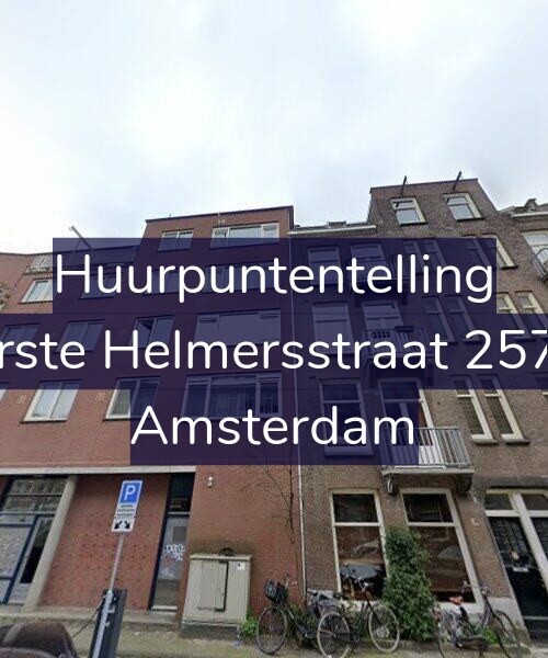 Foto gevel Huurpuntentelling voor Eerste Helmersstraat 257-F, Amsterdam