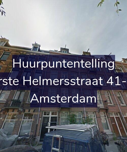 Foto gevel Huurpuntentelling voor Eerste Helmersstraat 41-4V, Amsterdam