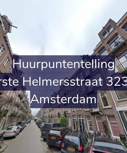 Foto gevel Huurpuntentelling voor Eerste Helmersstraat 323-H, Amsterdam