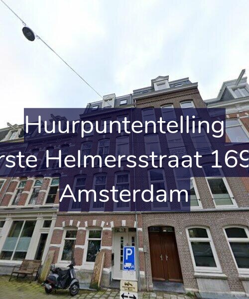 Foto gevel Huurpuntentelling voor Eerste Helmersstraat 169-C, Amsterdam