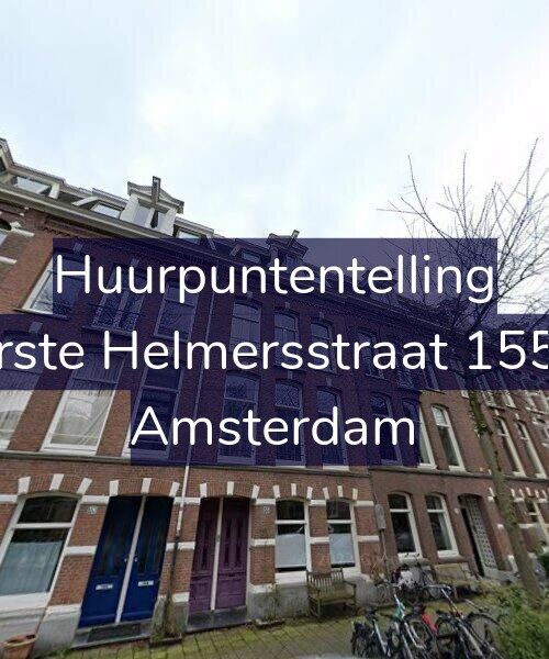 Foto gevel Huurpuntentelling voor Eerste Helmersstraat 155-2, Amsterdam