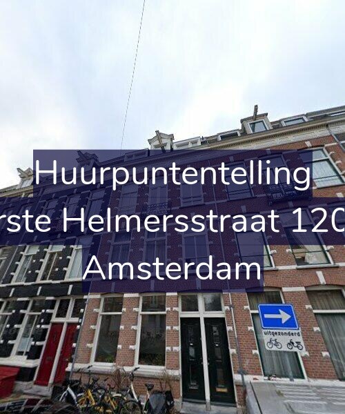 Foto gevel Huurpuntentelling voor Eerste Helmersstraat 120-A, Amsterdam