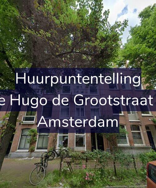 Foto gevel Huurpuntentelling voor Eerste Hugo de Grootstraat 12-H, Amsterdam