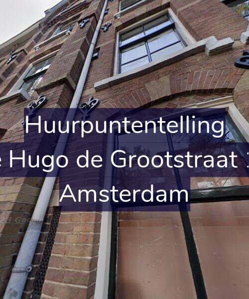 Foto gevel Huurpuntentelling voor Eerste Hugo de Grootstraat 13-A1, Amsterdam