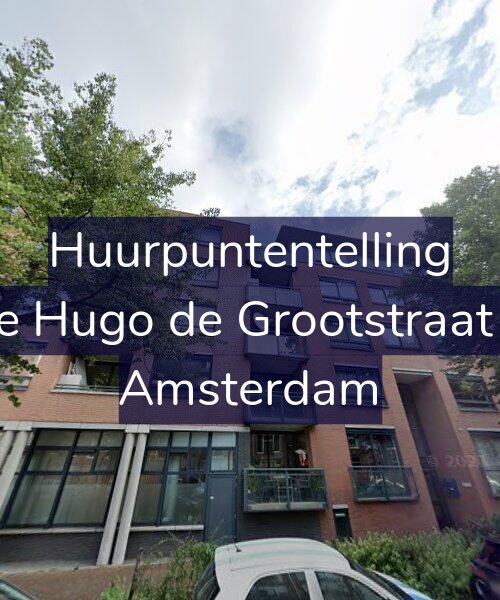 Foto gevel Huurpuntentelling voor Eerste Hugo de Grootstraat 34-C, Amsterdam
