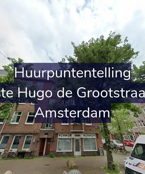 Foto gevel Huurpuntentelling voor Eerste Hugo de Grootstraat 52, Amsterdam