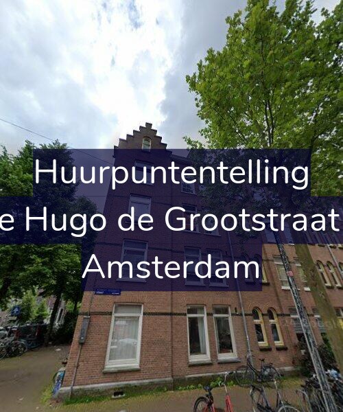 Foto gevel Huurpuntentelling voor Eerste Hugo de Grootstraat 35-1, Amsterdam