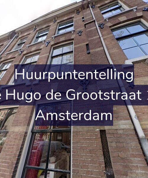 Foto gevel Huurpuntentelling voor Eerste Hugo de Grootstraat 13-R1, Amsterdam