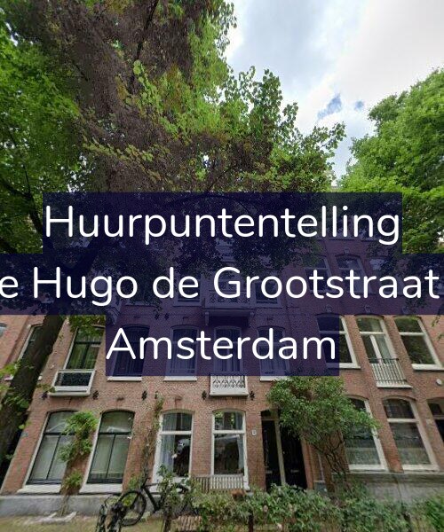 Foto gevel Huurpuntentelling voor Eerste Hugo de Grootstraat 12-1, Amsterdam