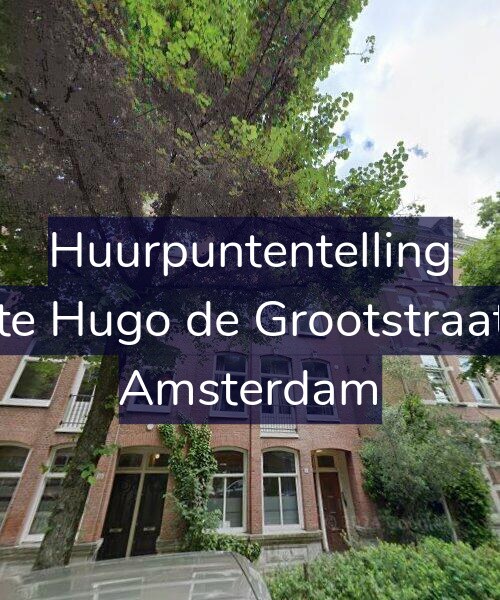 Foto gevel Huurpuntentelling voor Eerste Hugo de Grootstraat 8-1, Amsterdam