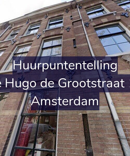 Foto gevel Huurpuntentelling voor Eerste Hugo de Grootstraat 13-P1, Amsterdam