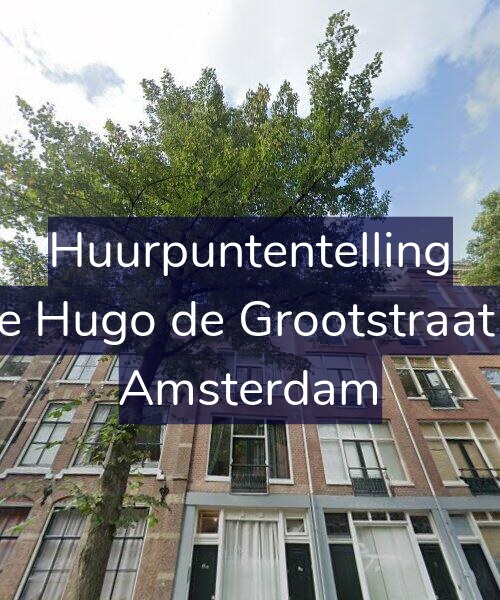 Foto gevel Huurpuntentelling voor Eerste Hugo de Grootstraat 15-3, Amsterdam