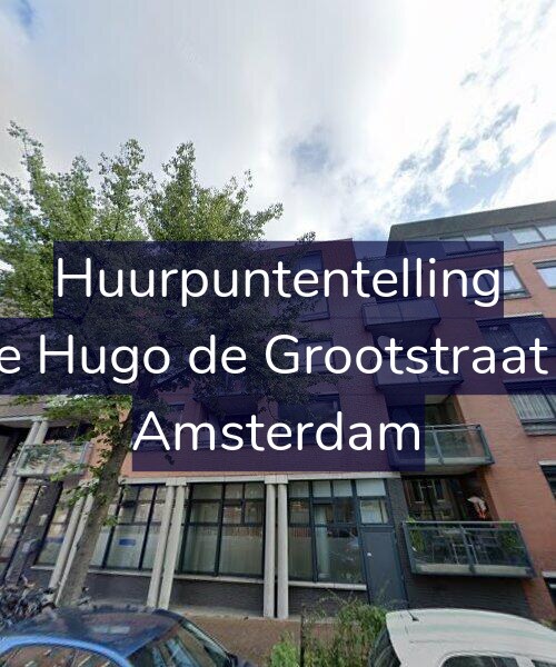 Foto gevel Huurpuntentelling voor Eerste Hugo de Grootstraat 32-B, Amsterdam