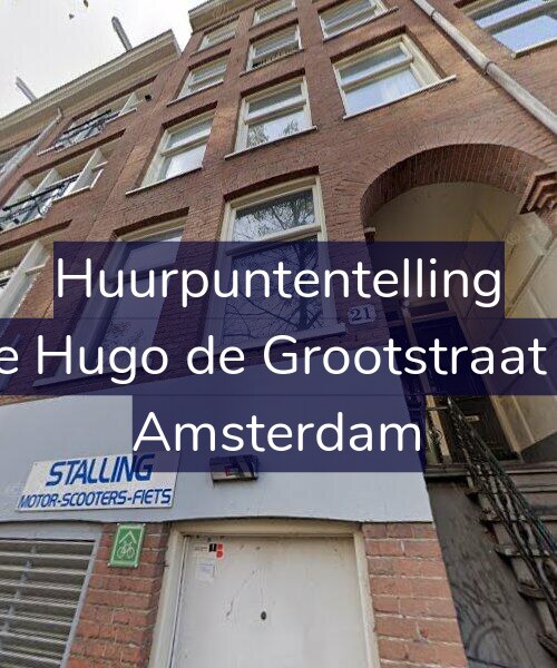 Foto gevel Huurpuntentelling voor Eerste Hugo de Grootstraat 19-H, Amsterdam