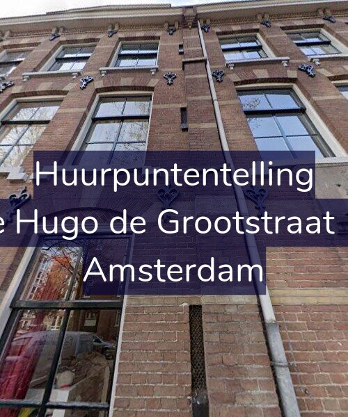Foto gevel Huurpuntentelling voor Eerste Hugo de Grootstraat 13-L1, Amsterdam