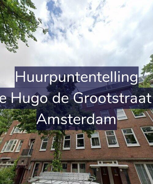 Foto gevel Huurpuntentelling voor Eerste Hugo de Grootstraat 58-2, Amsterdam