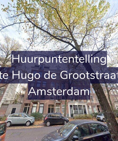 Foto gevel Huurpuntentelling voor Eerste Hugo de Grootstraat 3-4, Amsterdam