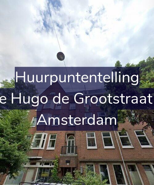 Foto gevel Huurpuntentelling voor Eerste Hugo de Grootstraat 60-3, Amsterdam