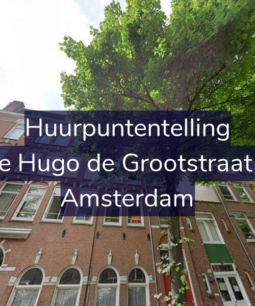 Foto gevel Huurpuntentelling voor Eerste Hugo de Grootstraat 25-2, Amsterdam