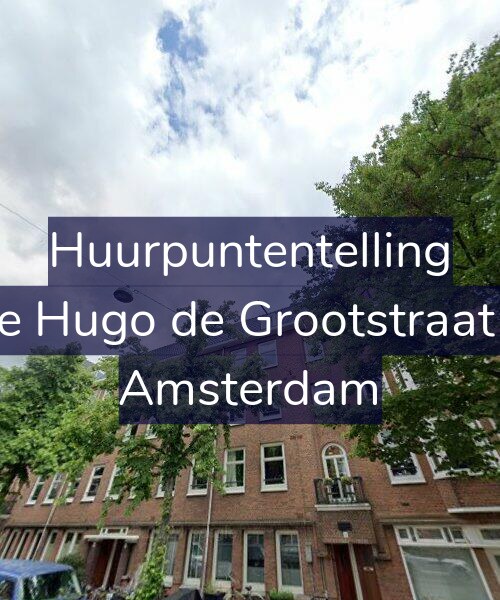 Foto gevel Huurpuntentelling voor Eerste Hugo de Grootstraat 54-3, Amsterdam